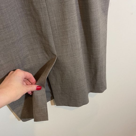 Rachel Roy brown and grey v-neck dress with print size 4 NWT - Picture 7 of 8